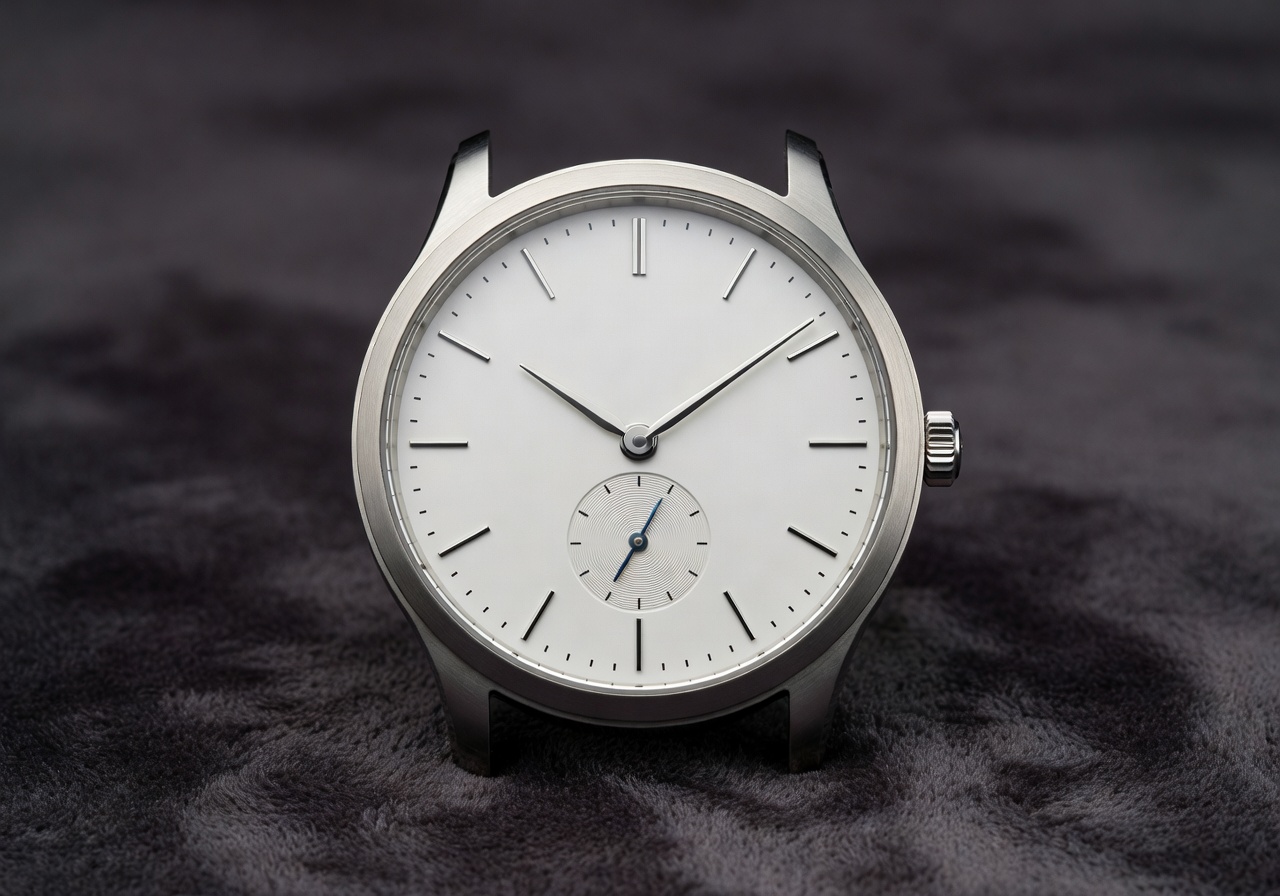 Classic Dress Watch with Leather Strap